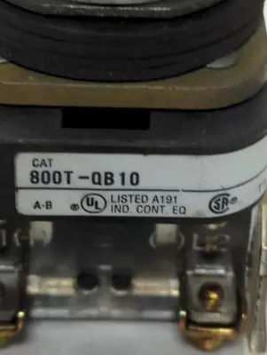 Used ALLEN BRADLEY 800T-QB10 Electrical Controls Ohio US | Surplus Asset Holdings #1547677