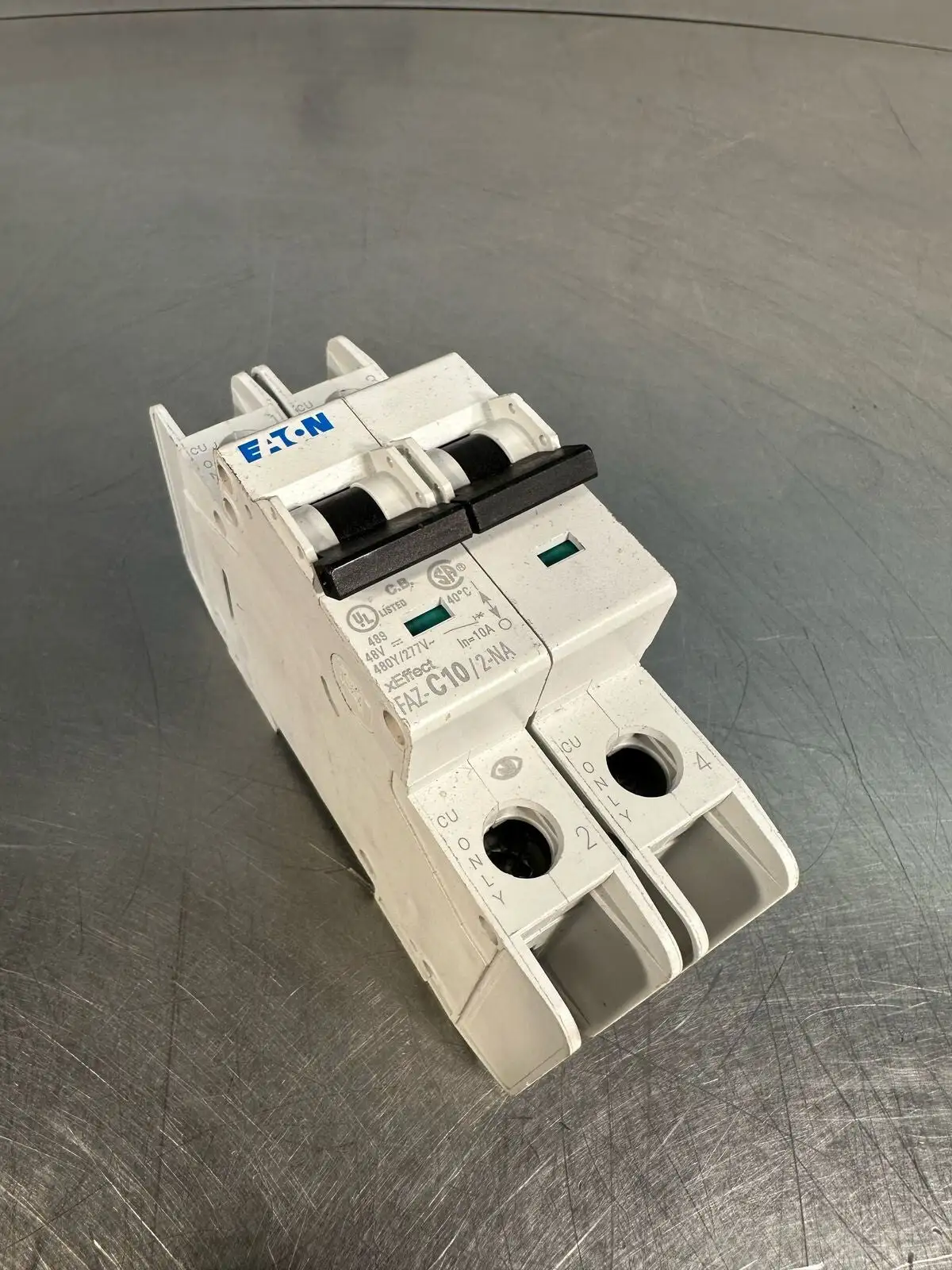 Eaton FAZ-C10/2-NA 10A, 2P, 277/480V Circuit Breaker (5.4.2)