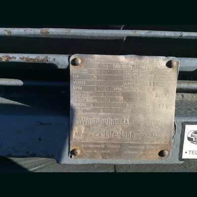 125 HP Westinghouse Motor