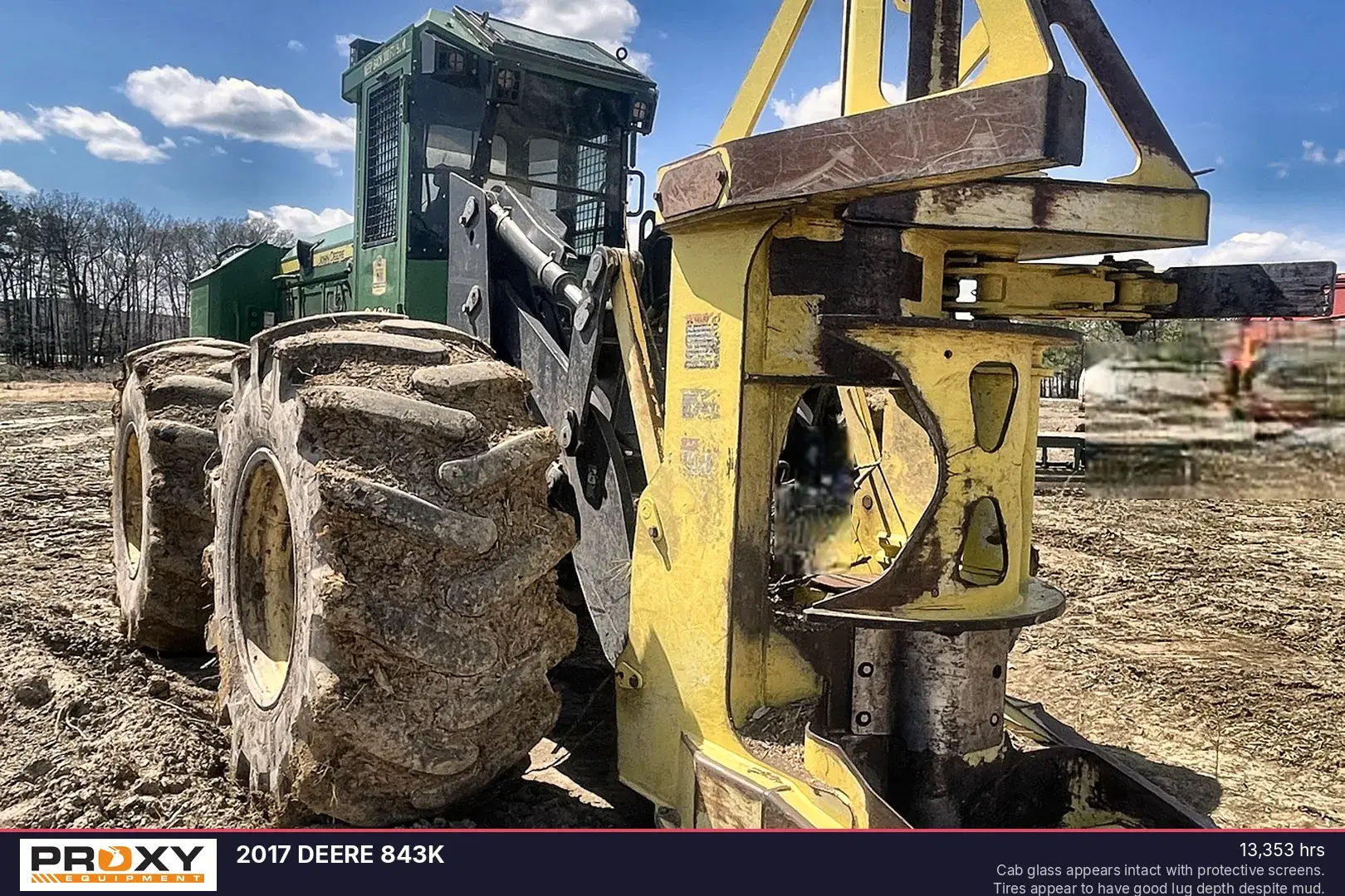 Used 2017 DEERE 843K Feller Bunchers Louisiana US | Proxy Equipment #1385128