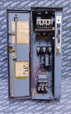 General Electric A204J1AAVC 40E1047 Fusible Combination Starter Size 1 Used