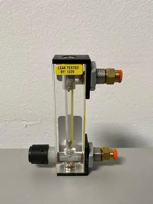 USED COLE PARMER 34500-60 ACRY-010035 FLOWMETER KIT WITH VALVE 40 SCFH