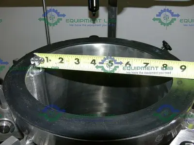 USED BHS FILTRATION STAINLESS STEEL COLUMN SKID W/ 150 PSI COLUMN W/ GATE VALVE
