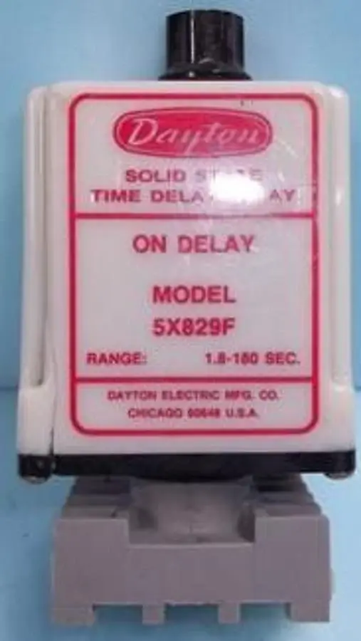 QTY. 1. DAYTON ELECTRIC MFG. CO. SOLID STATE TIME ...