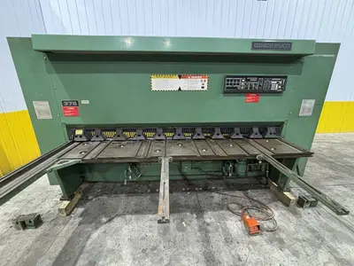 10' X 3/8" CINCINNATI MODEL #375X10 HYDRAULIC SHEAR: STOCK #22818