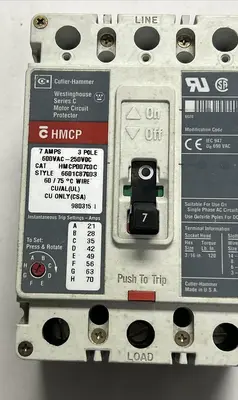 Used CUTLER-HAMMER HMCP007C0C Miscellaneous Equipment (Electrical & Power) Ohio US | Surplus Asset Holdings #1243427