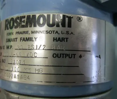 USED Rosemount 3051 CA 1A 22A1AN4