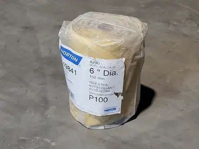 49838/49841 A290 6" Grit Aluminum Oxide PSA Disc Roll 100pcs/rol (Box of 6)