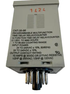 NEW POTTER & BRUMFIELD CNT-35-96 TIME DELAY RELAY1-1393124-7 CNT3596