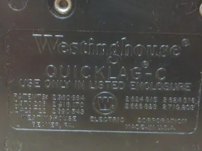 USED WESTINGHOUSE QUICKLAG QC120