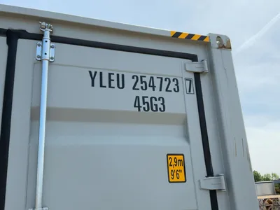 2026 40’L x 8’W x 9’ 6”T High Cube Shipping/Ground Container, swing doors on one end and four sets o...
