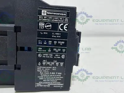 NEW TELEMECANIQUE LC1 D2510G6 CONTACTOR 11KW-400V, 15HP-460V