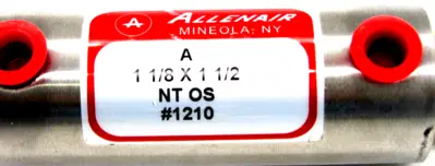 NEW ALLENAIR A-1-1/8X1-1/2-NT-OS PNEUMATIC CYLINDER A118X112NTOS