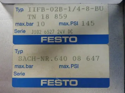 USED FESTO IFB8-02
