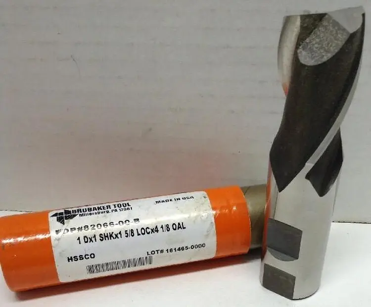 New | in-Stock BRUBAKER 82066-00-B HSS/Cobalt Endmills Ohio US | Surplus Asset Holdings #1235875