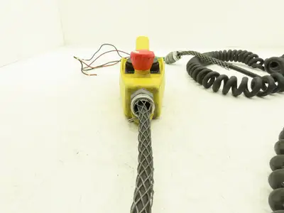 Allen Bradley 800FC-3Z Pendant Station 2 pushbutton Forward Reverse with E-Stop