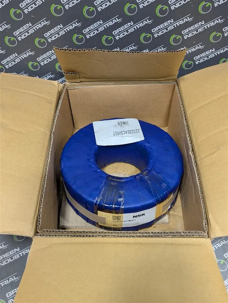 NSK 22322EAC3W507 Spherical Roller Bearing 110mm x 240mm x 80mm 403 New NIB