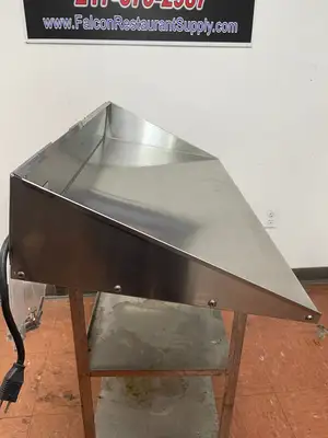 Used Marshall Used Marshall 175401 36" ThermoGlo Heated Stainless Steel Wall Mounted Shelf 120V - FG5 Heated Cabinets & Displays Illinois US | Falcon Restaurant Supply #1374917