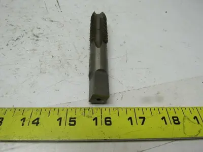 Greenfield No.5303 7/8"-9 3pc 4 Flute Tap Set Plug Taper Bottom  HHS GH4