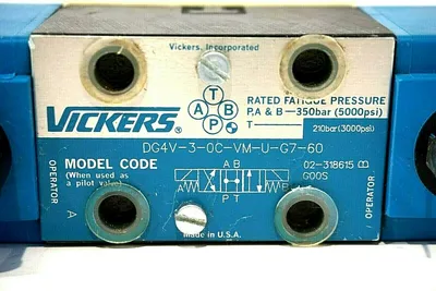NEW VICKERS DG4V-3-0C-VM-U-G7-60 VALVE 02-318615 DG4V30CVMUG760