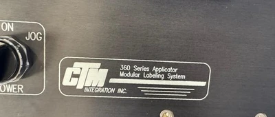 CTM Label Applicator Printer Norwood RS-1100 360 Labeler Labeling System