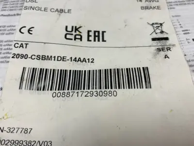 NEW ALLEN-BRADLEY SER. A KINETIX SINGLE CABLE, DSL 12M NON-FLEX