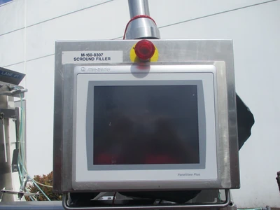WCB Stainless Ice Cream Filling Machine / Scround ice cream container filler