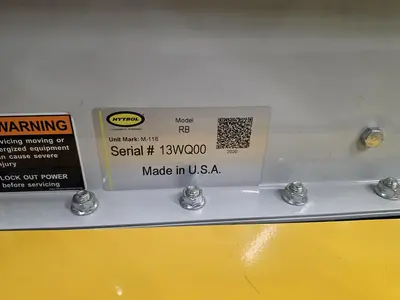 Used 2020 HYTROL ROLLER BED BELT CONVEYOR Belt Conveyors Wisconsin US | Packer City Sales #1321569