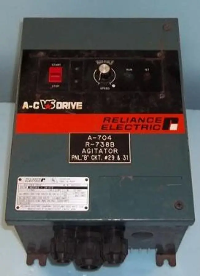 QTY. 1. RELIANCE ELECTRIC A-C V.S. DRIVE M/N: 2AC2...