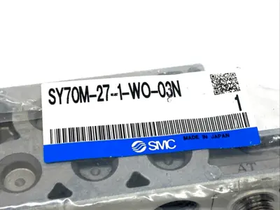 SY70M-27-1-WO-03N | SMC  Solenoid Valve Subplate - New