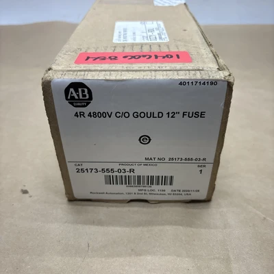 NEW Mersen Allen-Bradley A480R4R-1, 25173-555-03-R