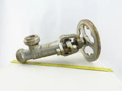 Hancock 7190W 2" Socket Weld Forged Steel Globe Valve 90° 3600 WOG