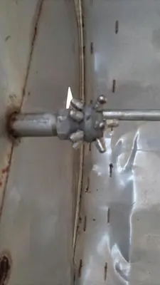 Tank, 4,500 Gallon, Stainless Steel, Agitated, 7’6” x 14' #S745312