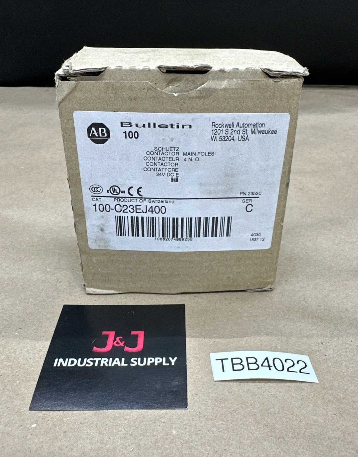 NEW Allen-Bradley 100-C23EJ400
