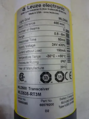 USED LEUZE MLD535-RT3M
