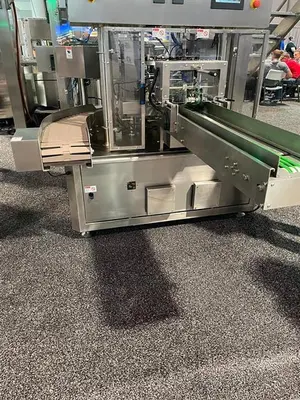 New Genesis Rotary Pre-Made Pouch Machine with 14-Head Scale