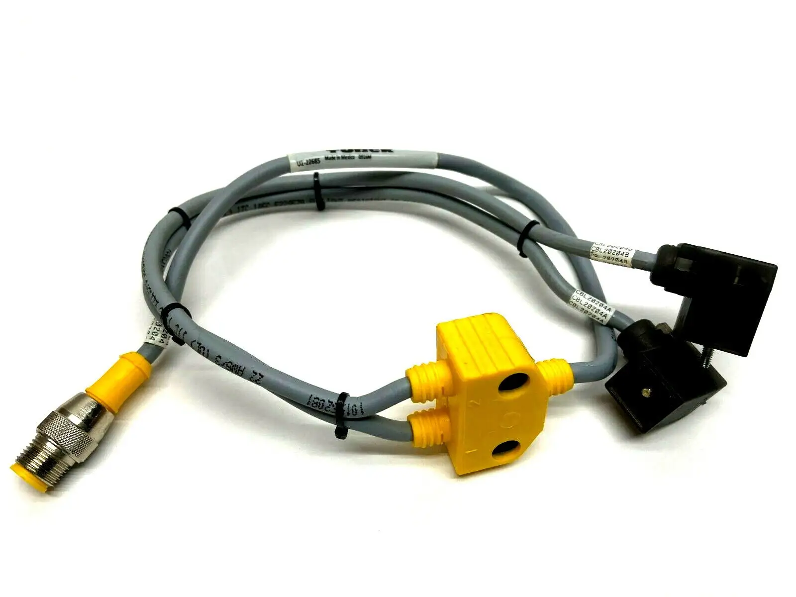 Used TURCK M12 TO VALVE CORDSET Cable & Wire | Maverick Industrial Sales #1103985