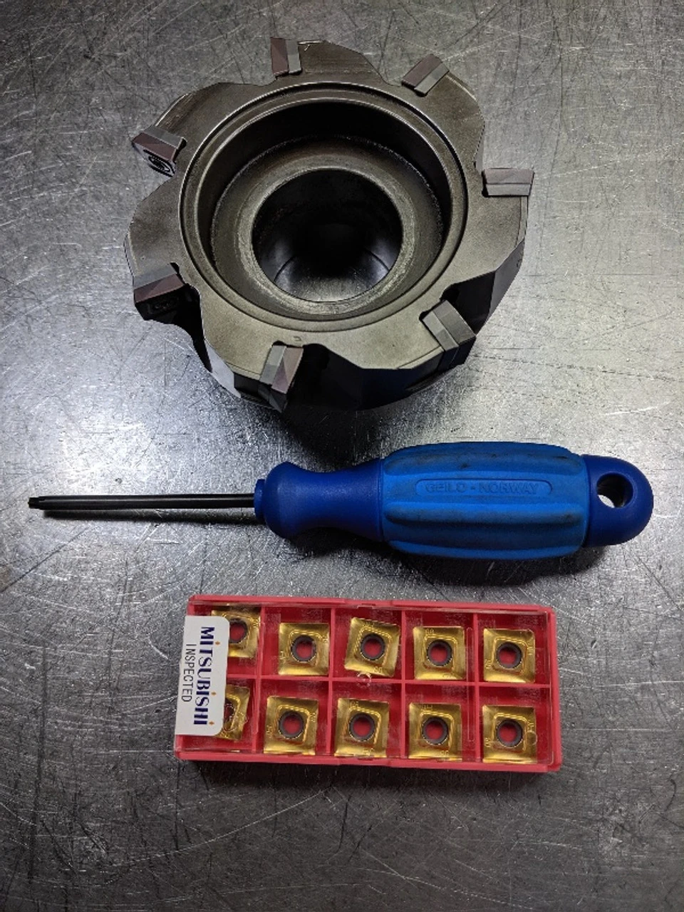 4" Indexable Facemill 38mm Arbor w/ Inserts 18684 (LOC2946B)