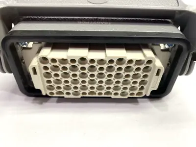 USED HARTING F CRIMP INSERT HAN 72DD-SMC-FI-CRT W/ 09300160307 HOUSING