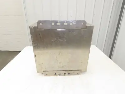 Marsh 17x16x10" Stainless Steel Industrial Computer Monitor Enclosure