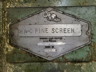 Hi-Q Fine Pressure Screen w/ 200 hp Motor