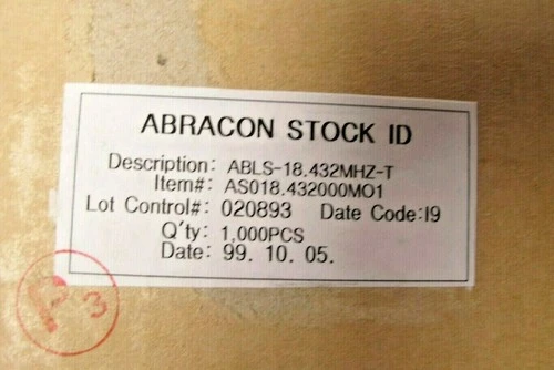 NEW ABRACON Does Not Apply