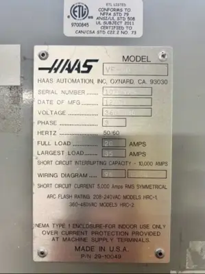 2009 HAAS HAAS VF-4 Machining Centers, Vertical | Machnet (7)