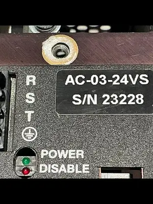USED MTS SYSTEMS CO AC-03-24VS