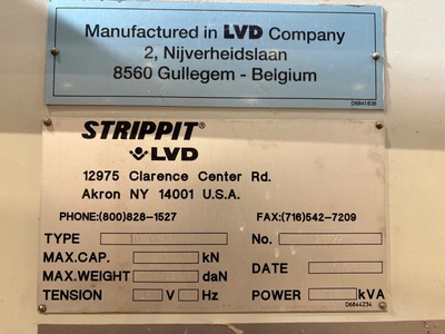 2004 STRIPPIT LVD 10 OH 25 Shears-Power Squaring Hydraul. | Asset Exchange Corporation (17)