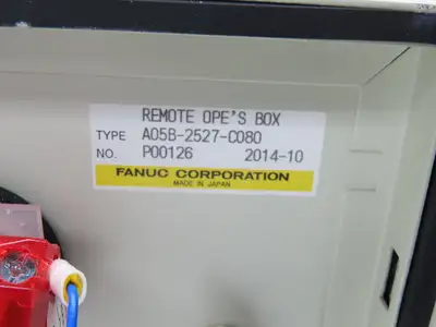 Fanuc A05B-2527-C080 Operator Machine Control Box/ Servo Enable/Disable