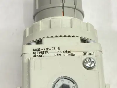USED SMC PNEUMATIC FILTER REGULATOR 7-125PSI