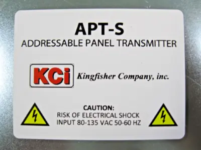 NEW Kingfisher Company Inc. APT-S