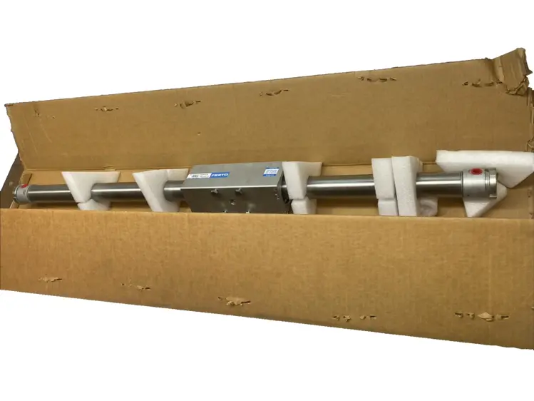 New | in-Stock Festo Rodless Linear Drive 40mm Bore 700mm Stroke Pneumatic Cylinders Michigan US | Maverick Industrial Sales #1401454
