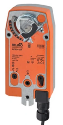 Belimo AFB24-SR Actuator, 180 in-lb 20 Nm, Spring Return, 2...10 V, Modulating [New]